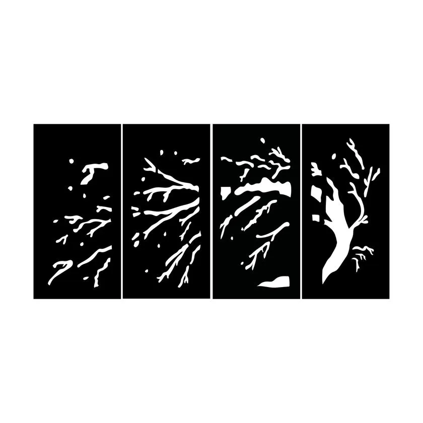 Outdoor Decorative Screening Panel - Set Style F1