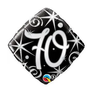 Balloon Foil 45cm 70 Elegant Sparkle & Swirls Ea LIMITED STOCK