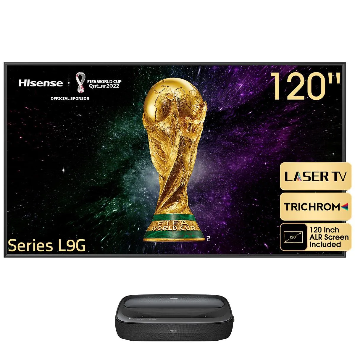 Hisense 120 Inch Trichroma 4K Smart Laser TV 120L9GSET