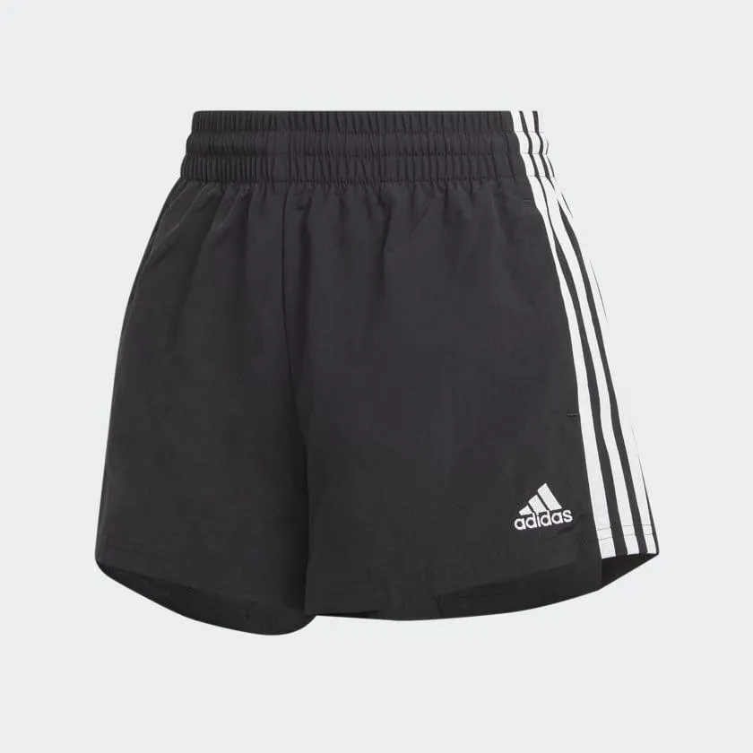 ADIDAS ESSENTIALS 3-STRIPES WOVEN SHORTS -BLACK