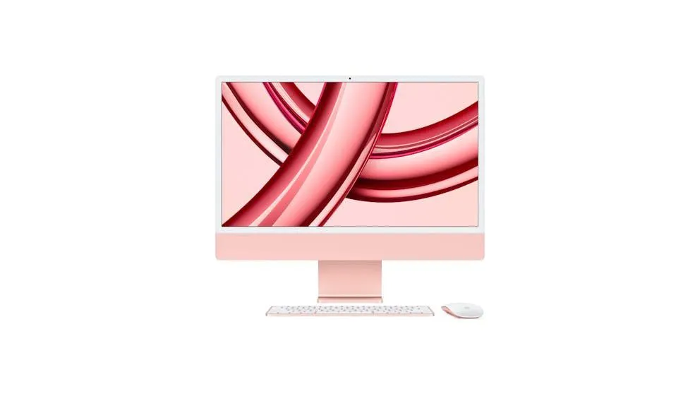 Apple 24-inch iMac M3/8GB/256GB SSD with Retina 4.5K Display + Touch ID Keyboard - Pink