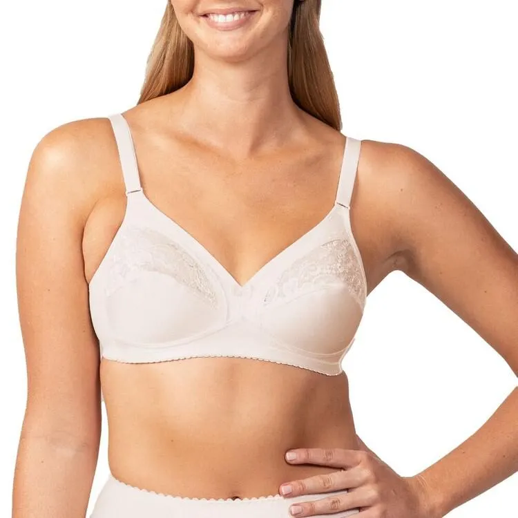 Triumph Women's Kiss of Cotton Wirefree Bra Beige