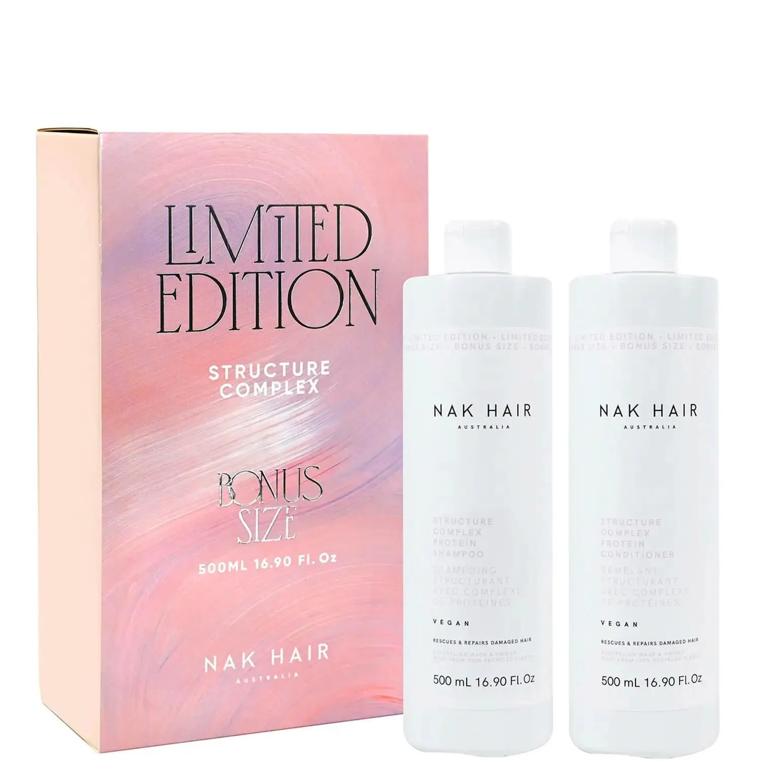 NAK Structure Complex 500ml Duo (Worth $79.90)