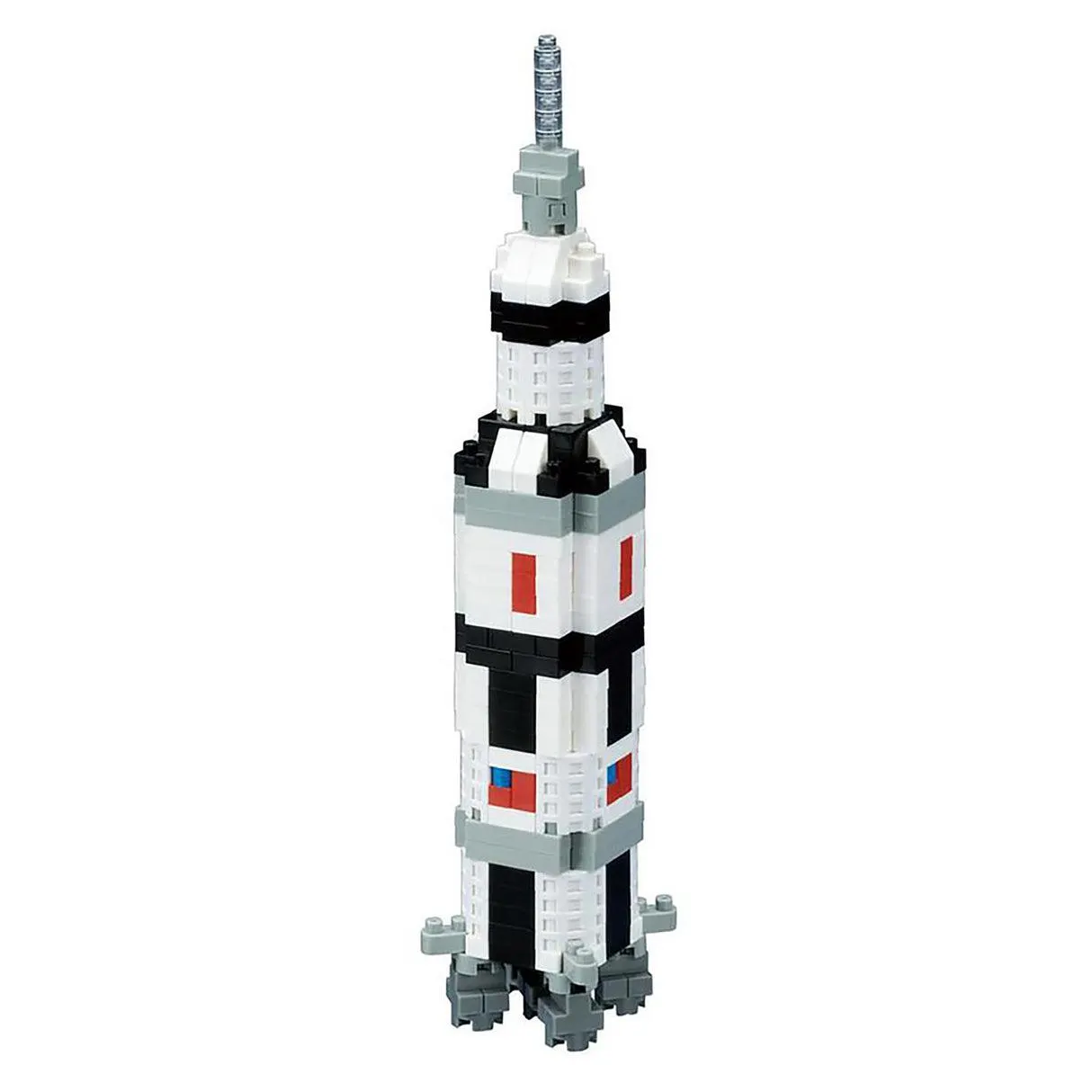 nanoblock Saturn V Rocket Building Kit (370 pieces)