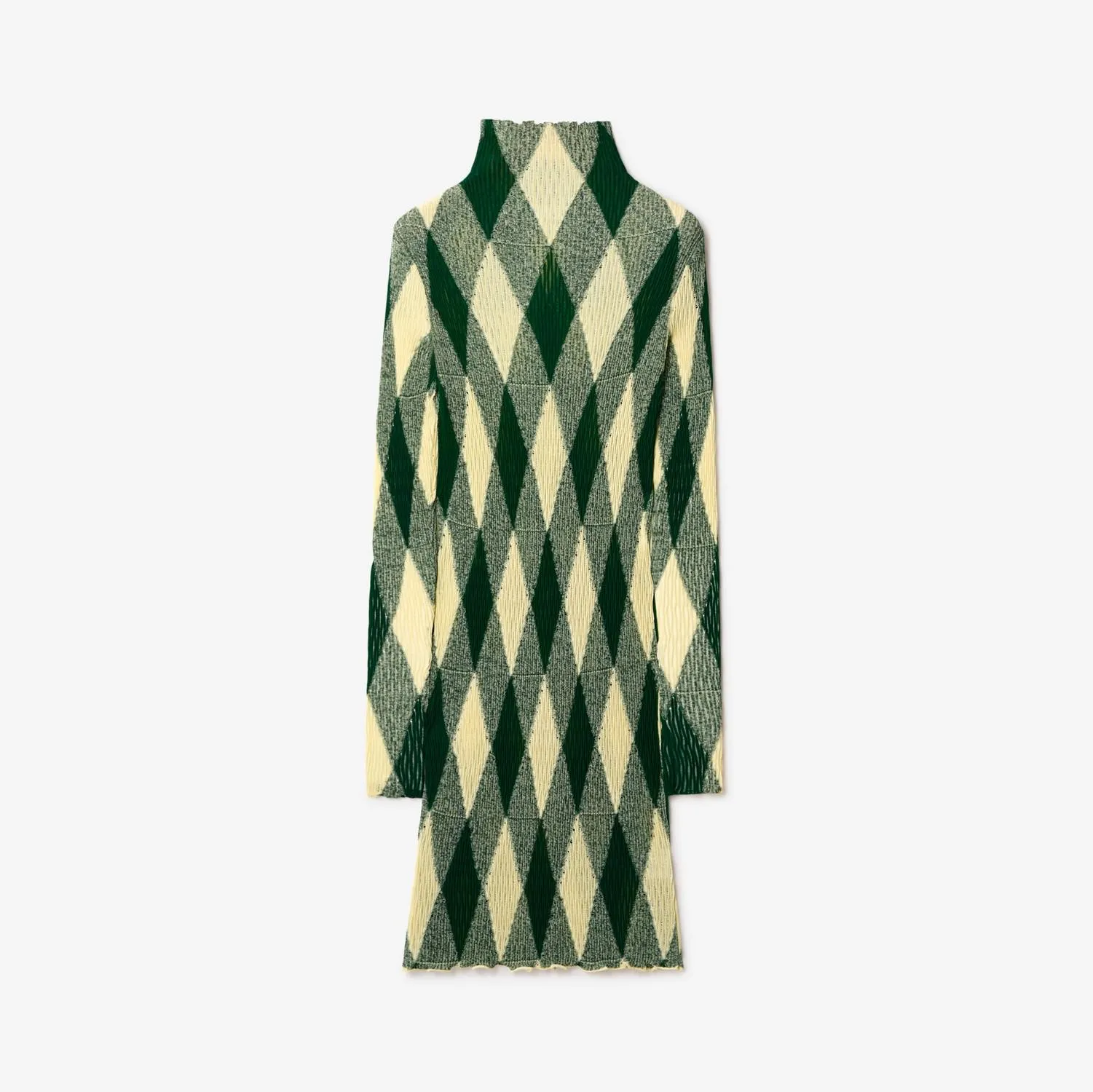 Argyle Cotton Silk Dress