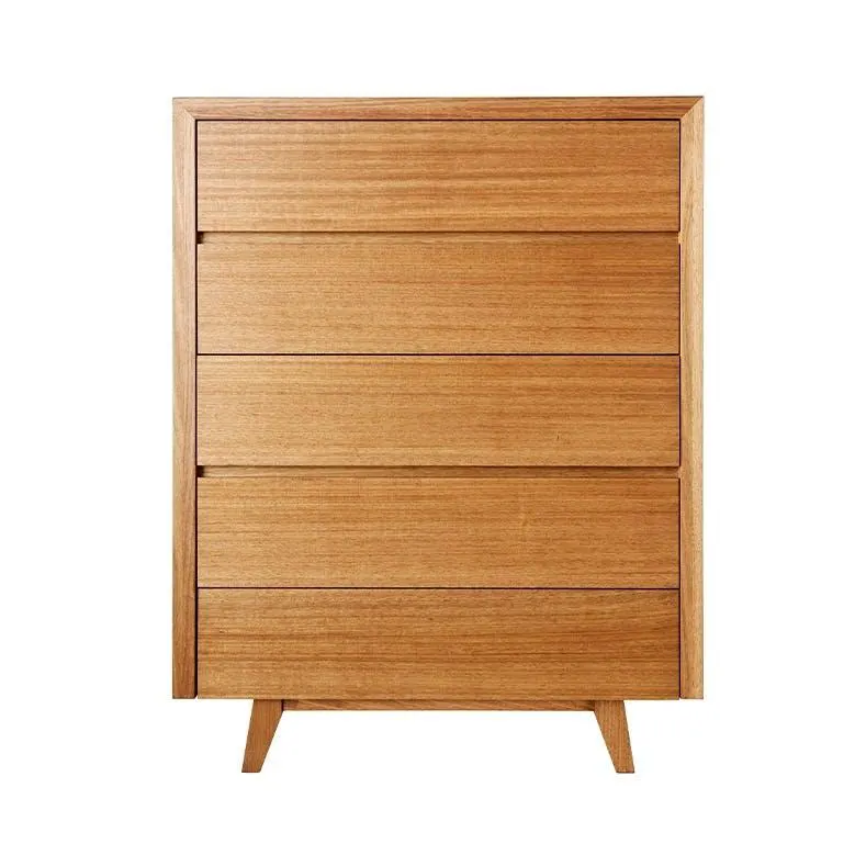 Retro Tallboy (5 Drawer), Maple