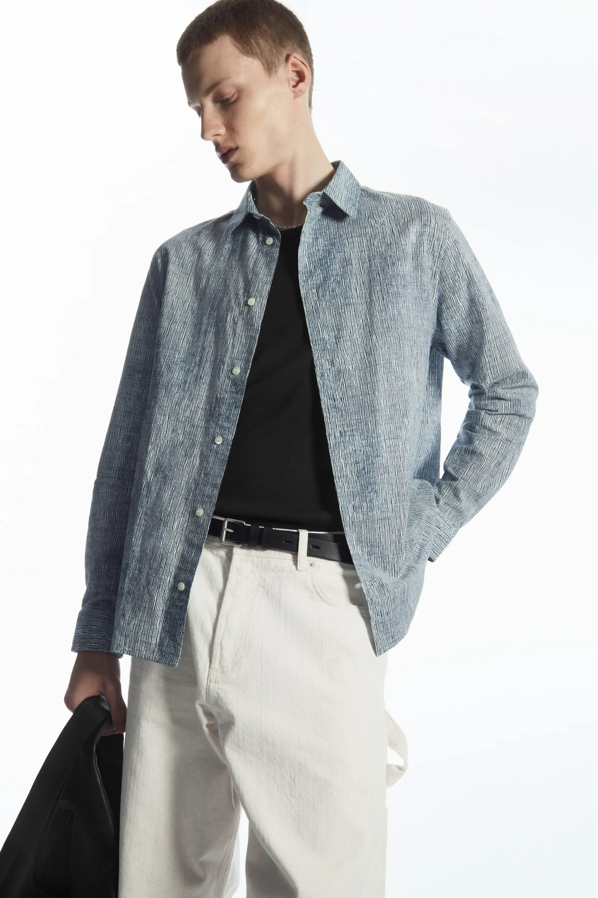 ABSTRACT-PRINT SHIRT