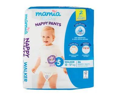 Mamia Unisex Nappy Pants - Walker