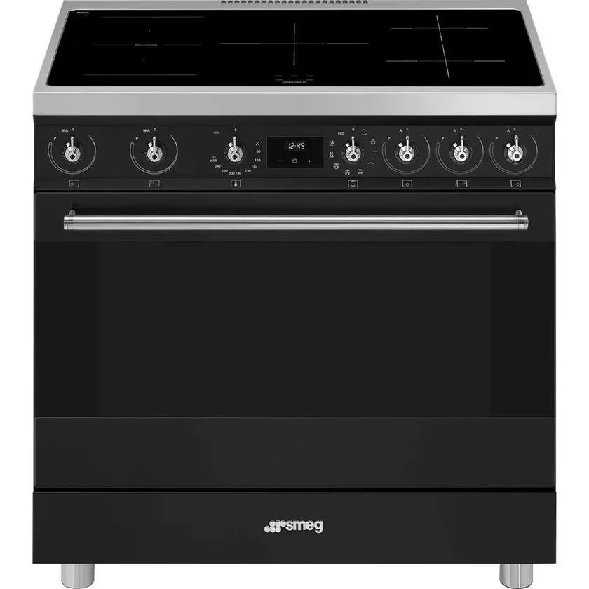 Smeg C9IMMB2 90cm Classic Matte Black Freestanding Cooker