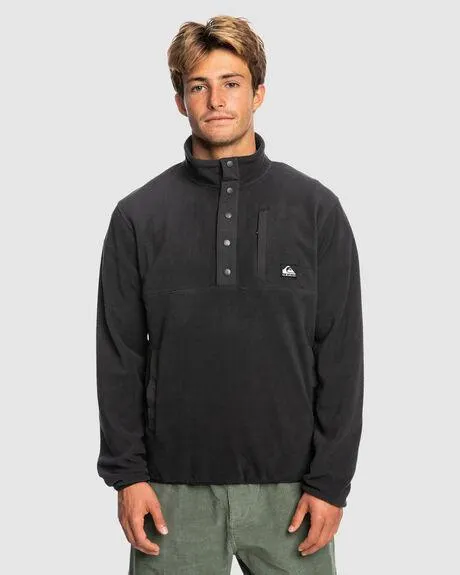 Mens No Destination Mock Neck Fleece