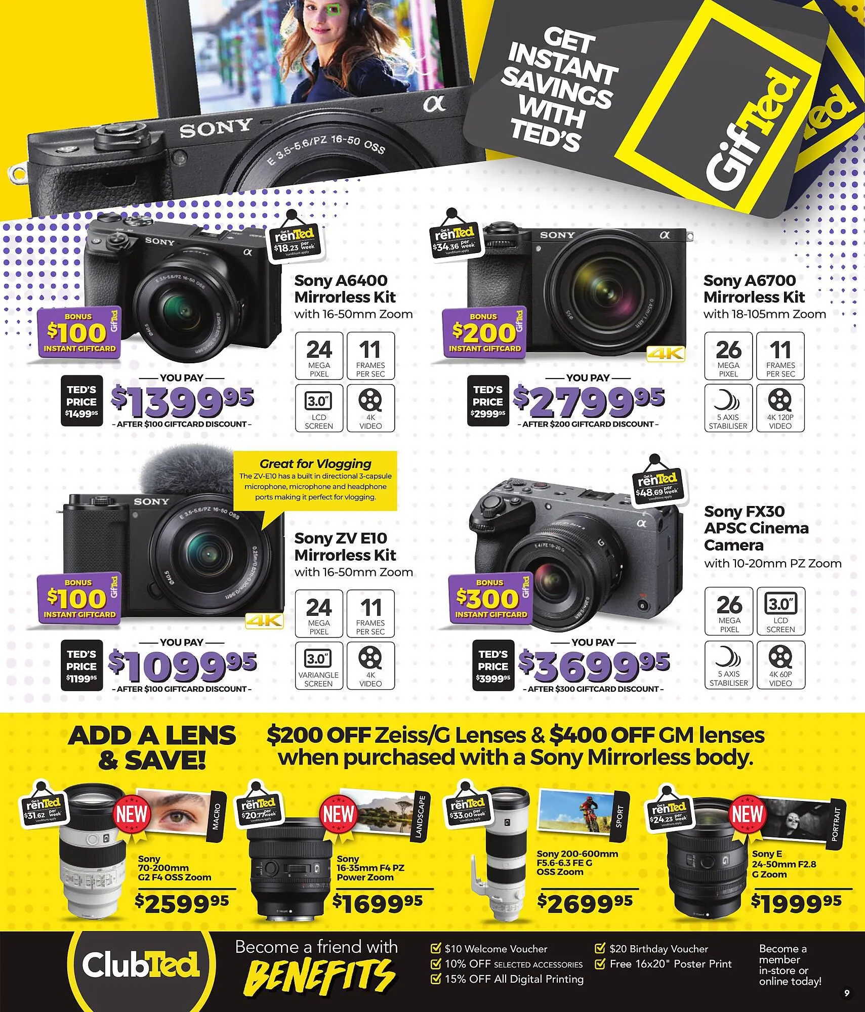 Teds Cameras catalogue - Catalogue valid from 1 April to 30 April 2024 - page 9