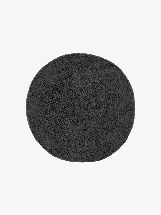 Reed Toggle Charcoal Circular Bath Mat - 1700 GSM