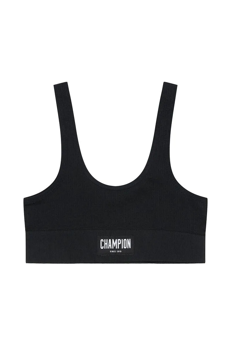 Junior Seamless Rib Scoop Crop