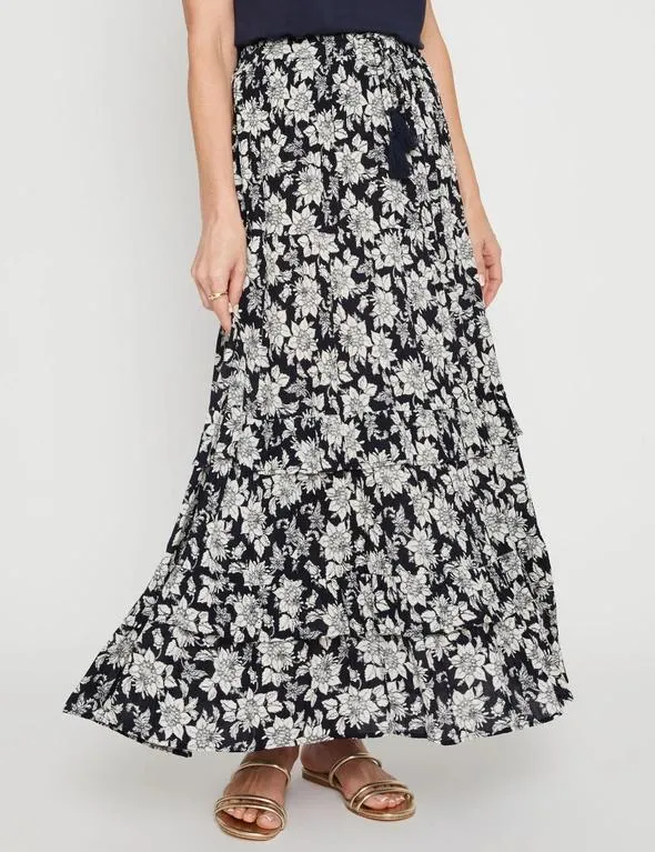 Millers Ruffle Detail Maxi Skirt