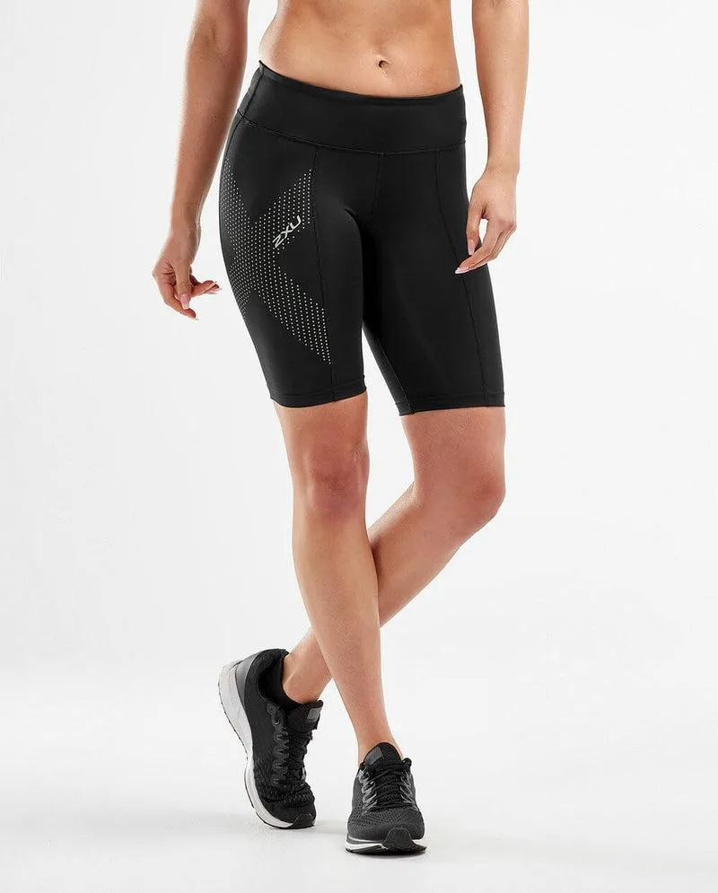 2XU Mid-Rise Compression Short - Womens - Black