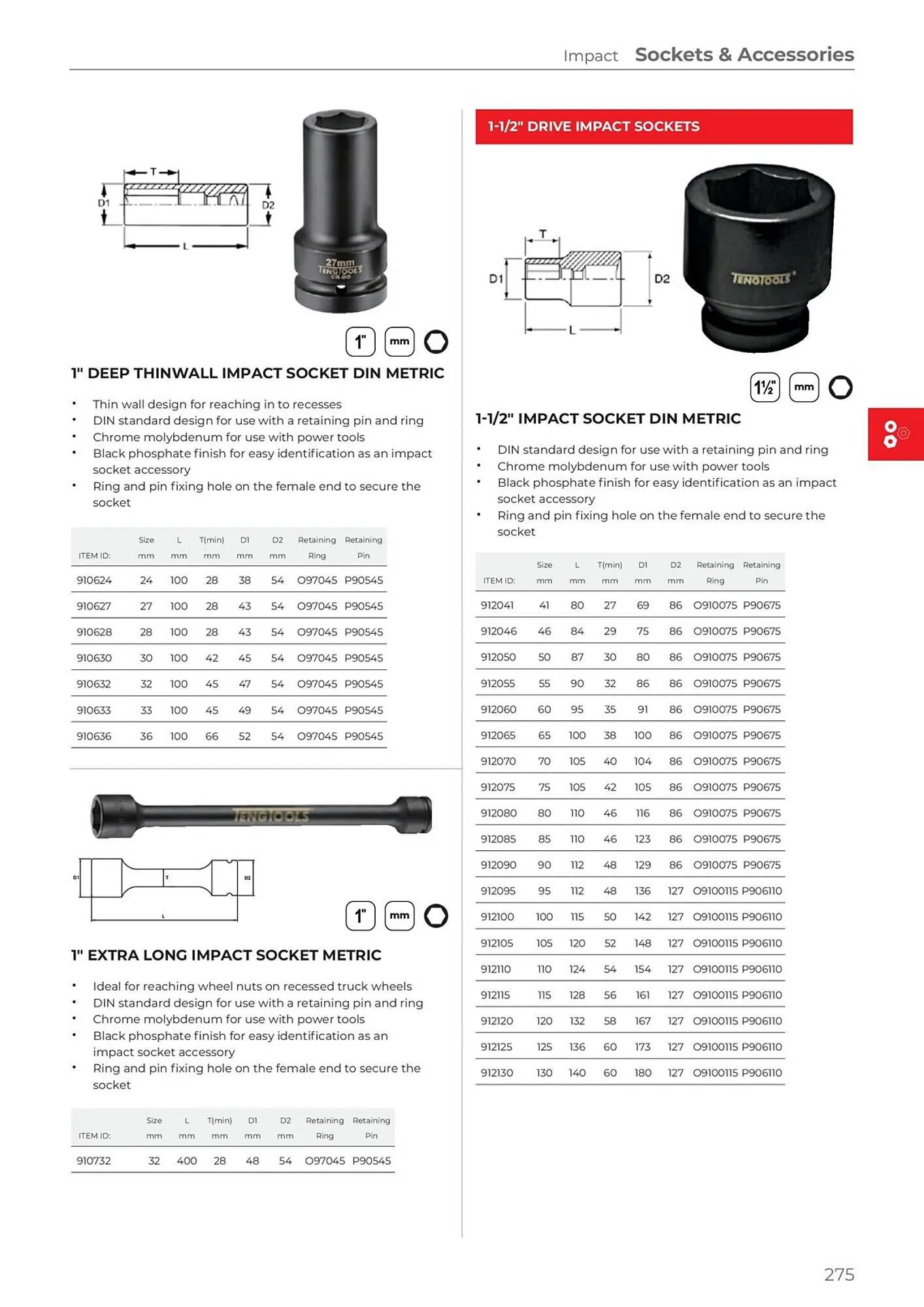 Teng Tools catalogue - Catalogue valid from 24 April to 31 December 2024 - page 276