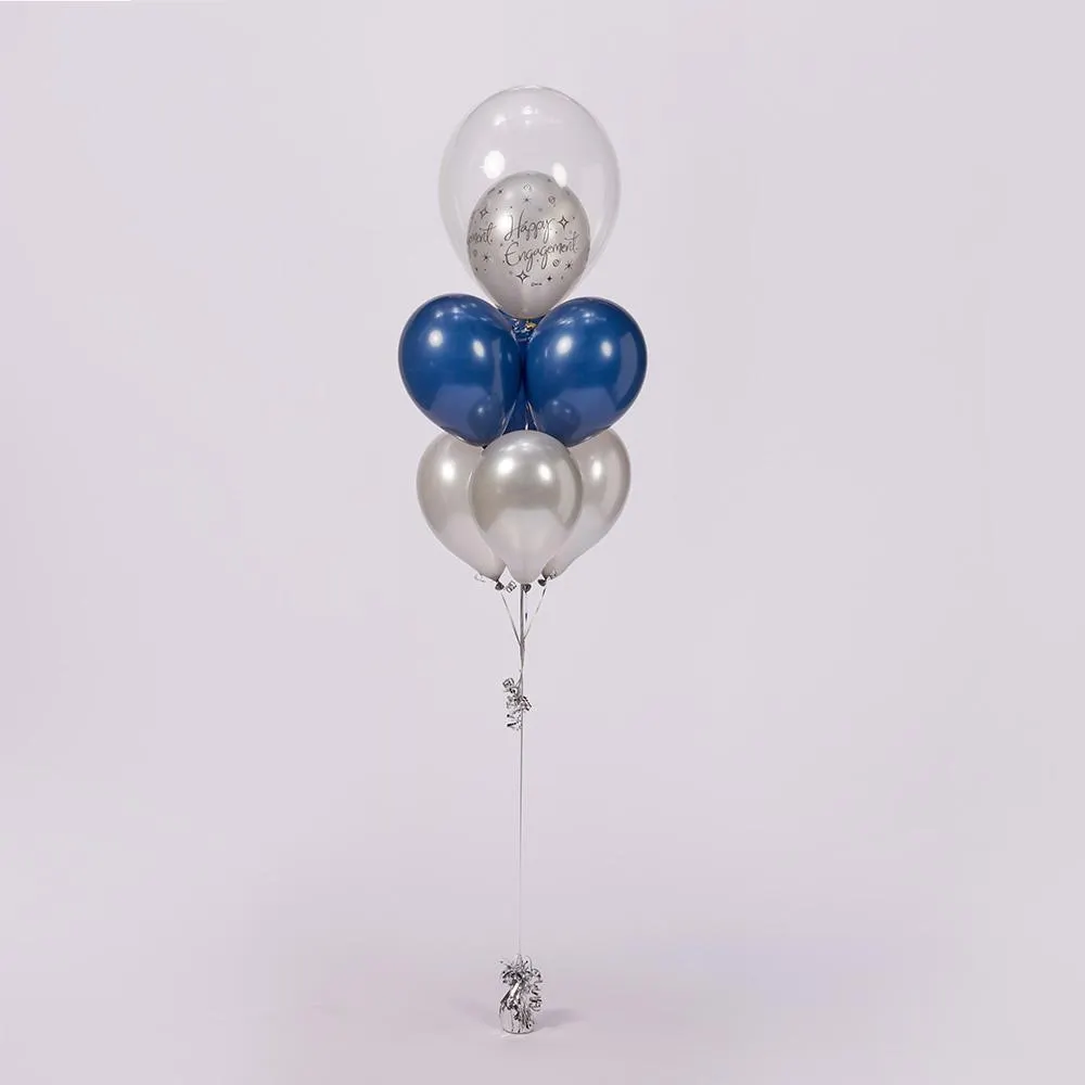 Double Bubble Standard or Metallic Balloon Bouquet Ea