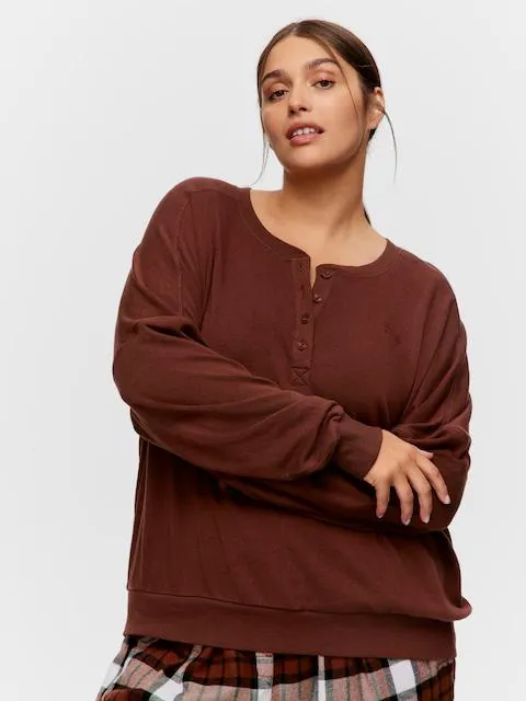 P.A. Plus Chocolate Sweater Top