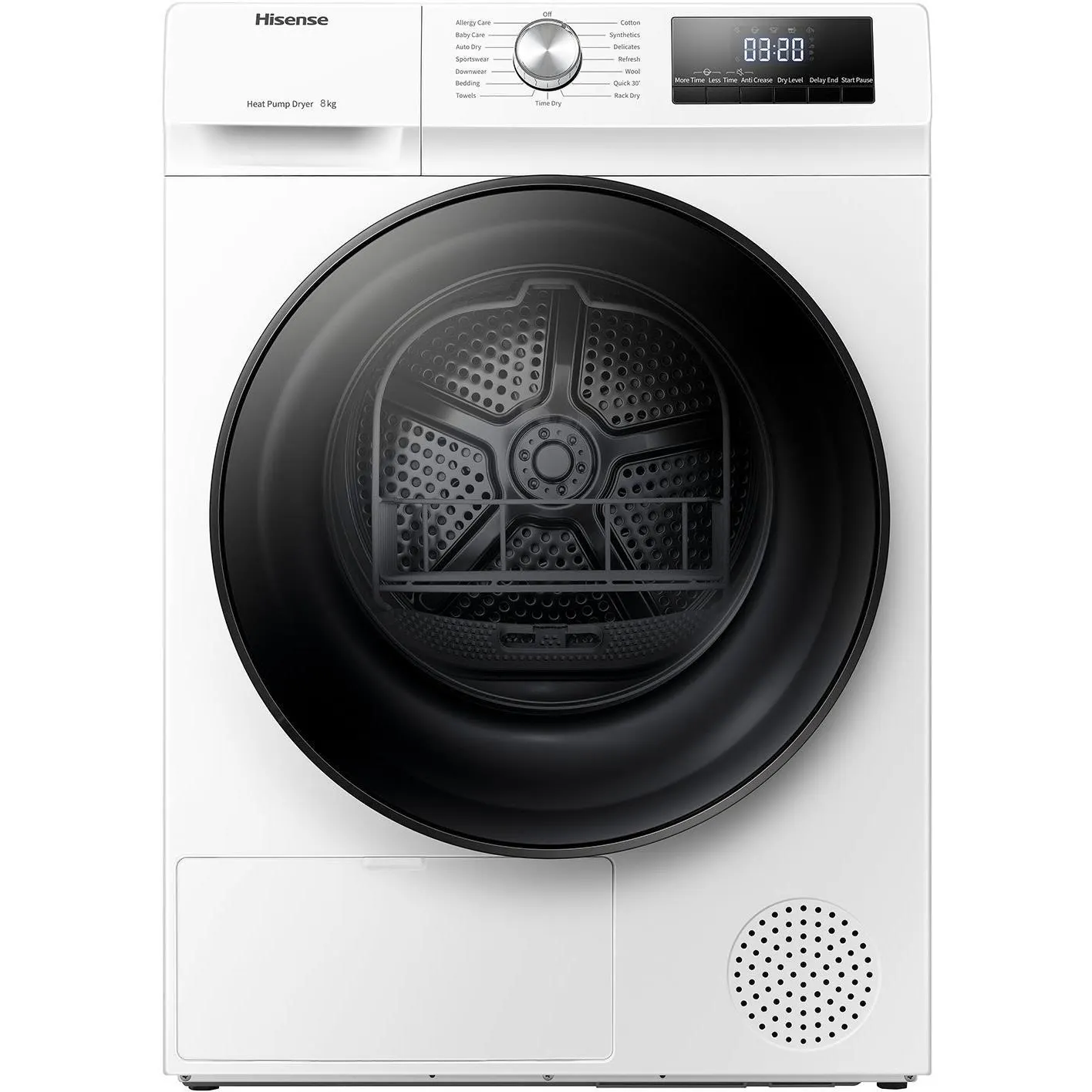 Hisense HDFY80H 8kg Heat Pump Dryer (White)