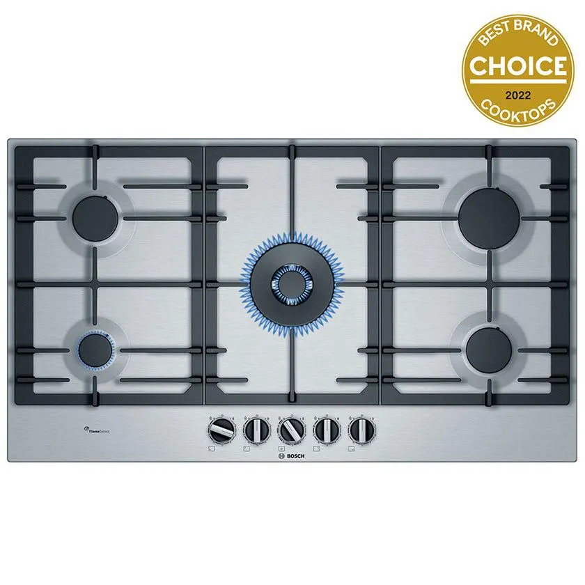 Bosch PCR9A5B90A 90cm Serie 6 Gas Cooktop