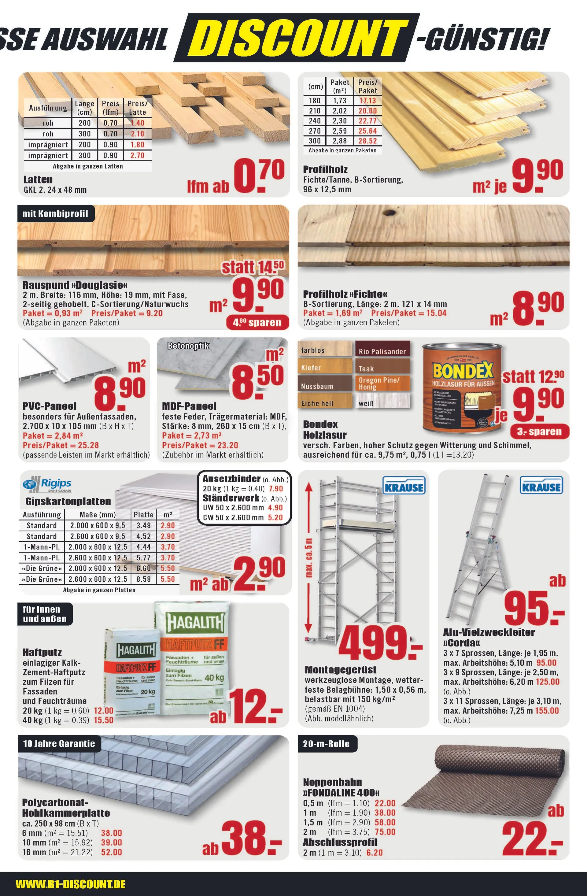 B1 Discount Baumarkt Prospekte von 22. Juni bis 27. Juni 2025 - Prospekt seite 5