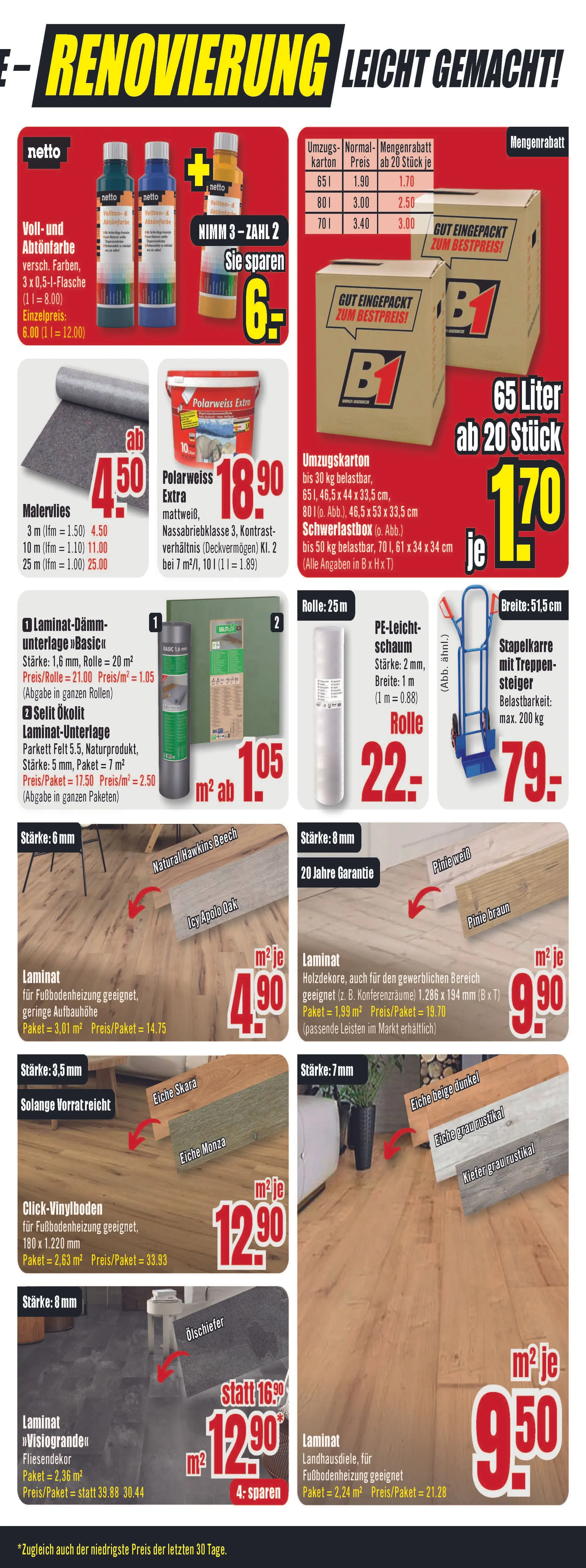 B1 Discount Baumarkt Prospekte von 22. Juni bis 27. Juni 2025 - Prospekt seite 7