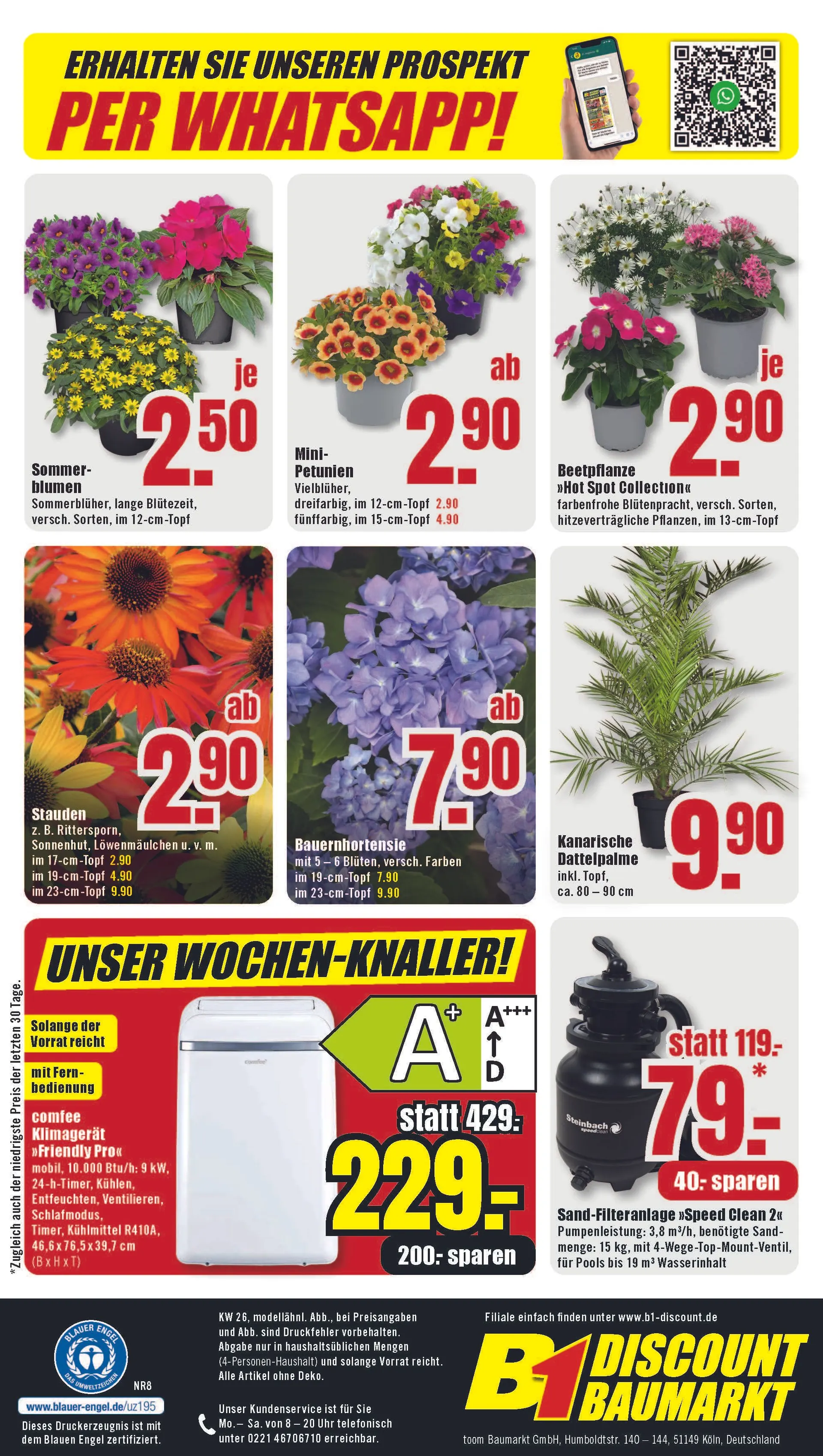 B1 Discount Baumarkt Prospekte von 22. Juni bis 27. Juni 2025 - Prospekt seite 8