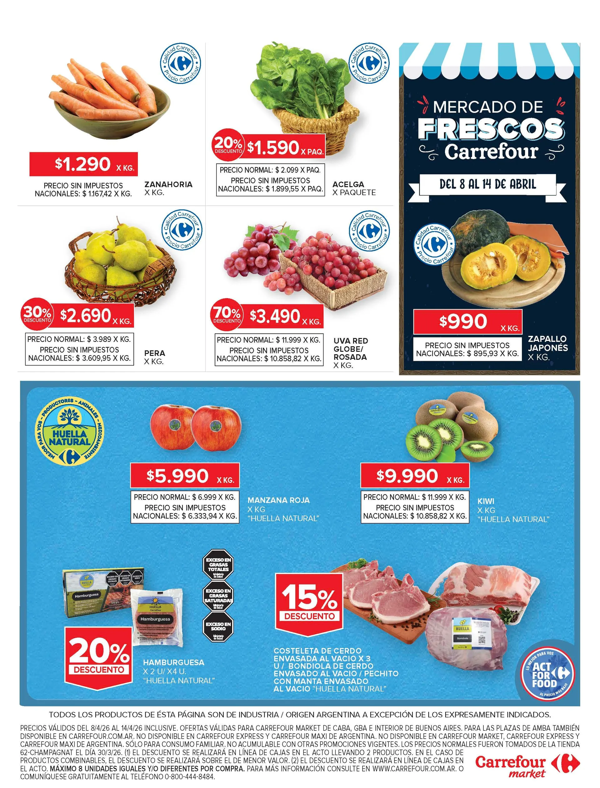 Ofertas de  Ofertas Carrefour Market  8 de abril al 14 de abril 2026 - Página 4 del catálogo