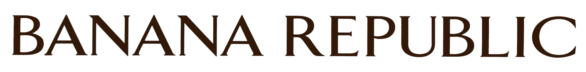 Banana republic logo de catálogo