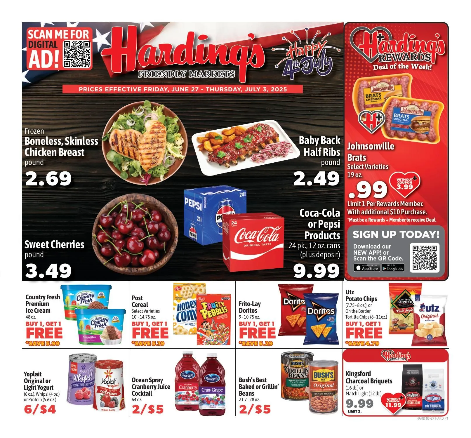 Weekly ad Harding's Markets weekly ads from June 27 to July 4 2025 - Page