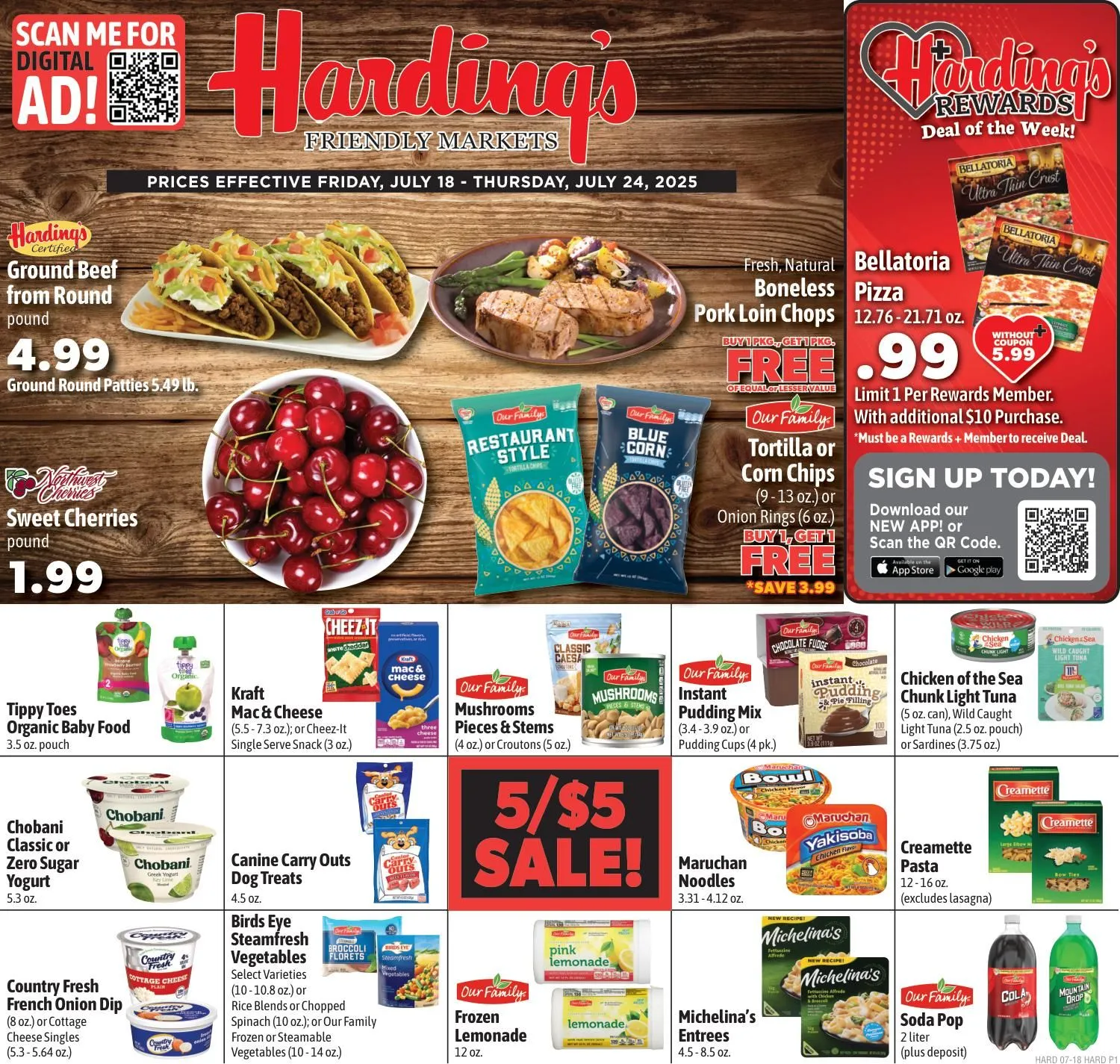 Weekly ad Harding's Markets Sales from July 18 to July 24 2025 - Page 