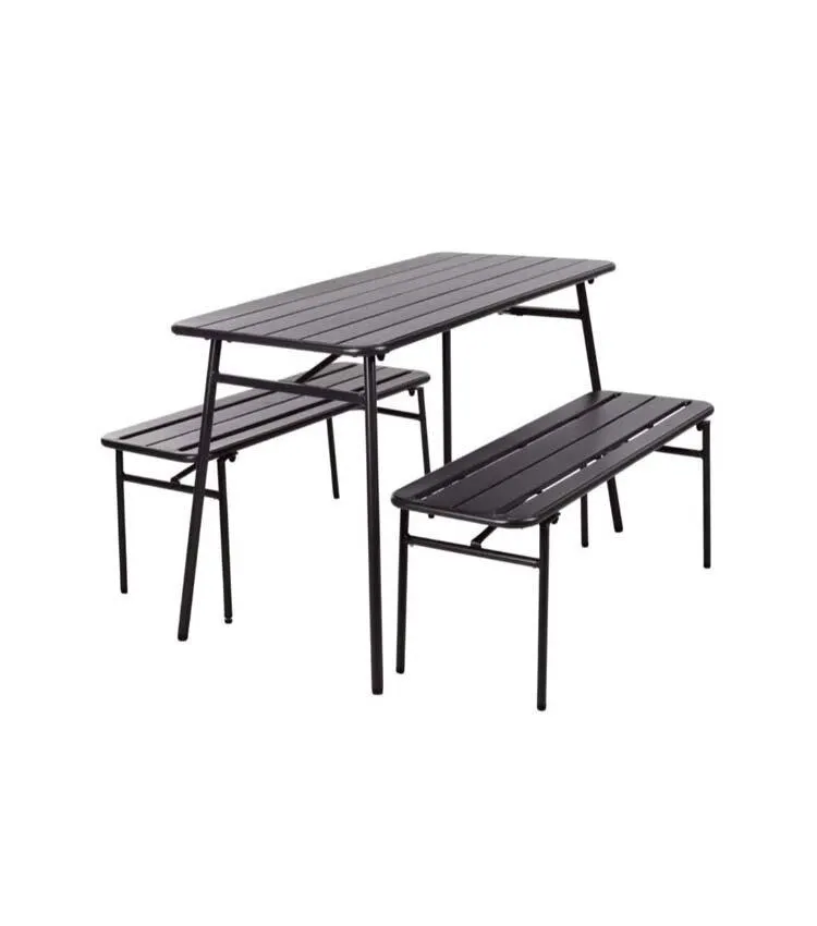 Tuinmeubelset 3-delig grijs Alcudia