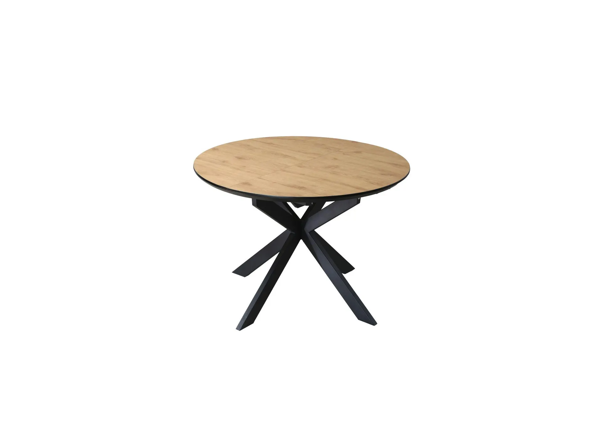 Ronde tafel Dillinger 120/160x120cm - melamine - bruin