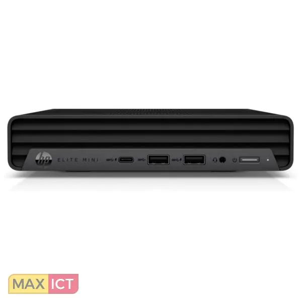 HP Elite Mini 800 G9 Intel® Core™ i5 i5-13500T 8 GB DDR5-SDRAM 256 GB SSD Windows 11 Pro Mini PC Zwart