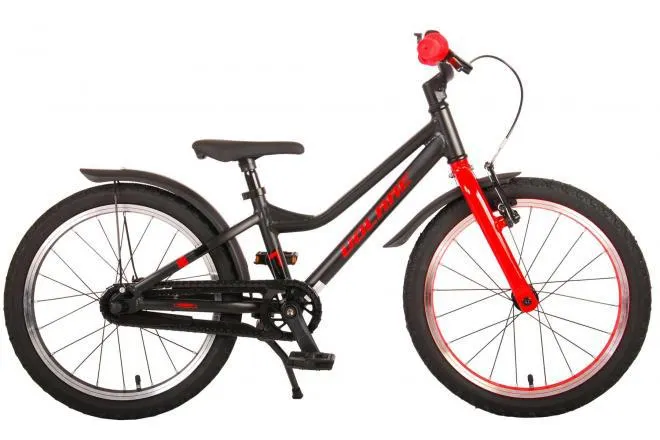 Volare Blaster Kinderfiets - Jongens - 18 inch - Zwart Rood - Prime Collection