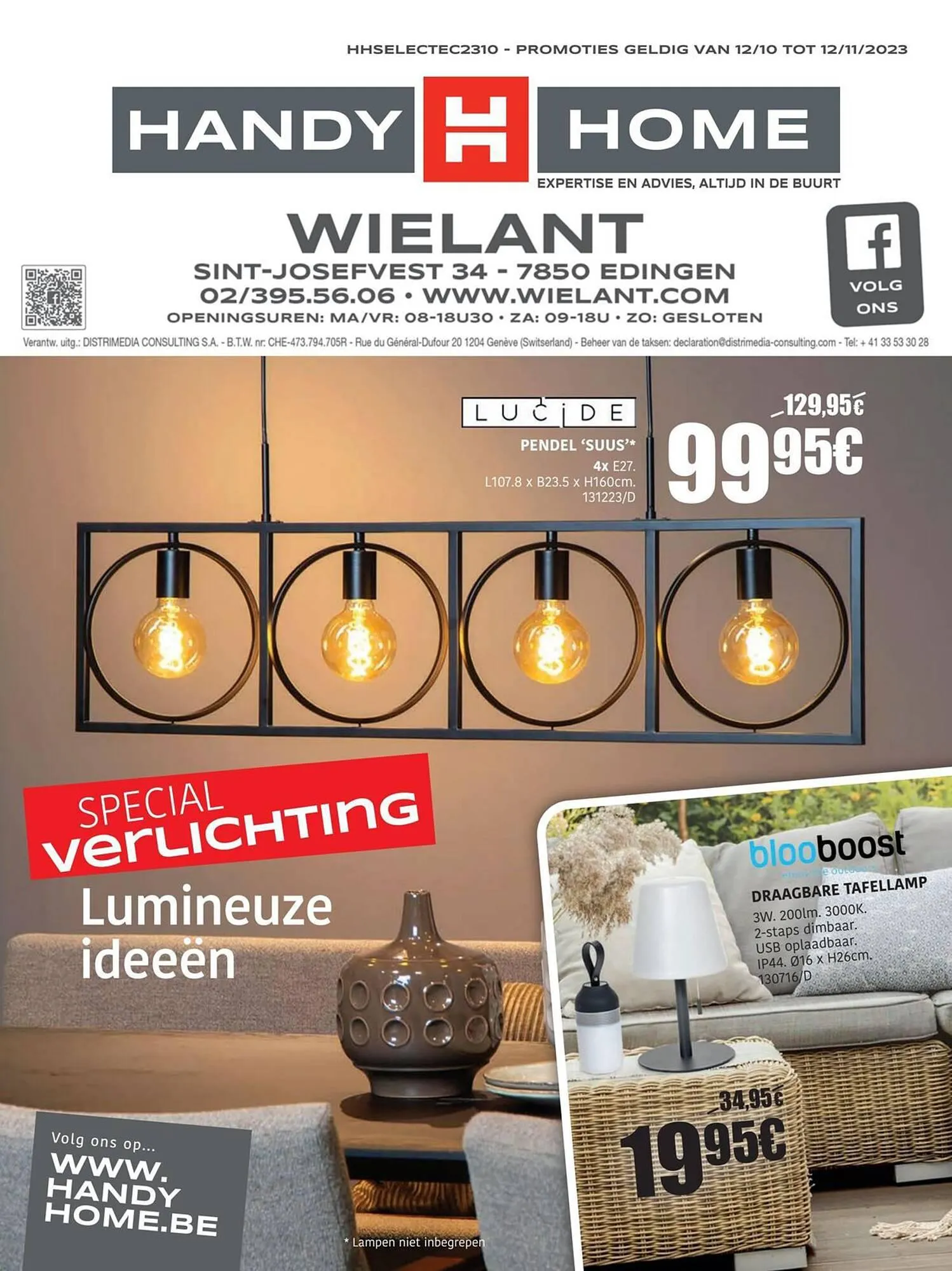 HandyHome folder van 19 oktober tot 12 november 2023 - folder pagina 1