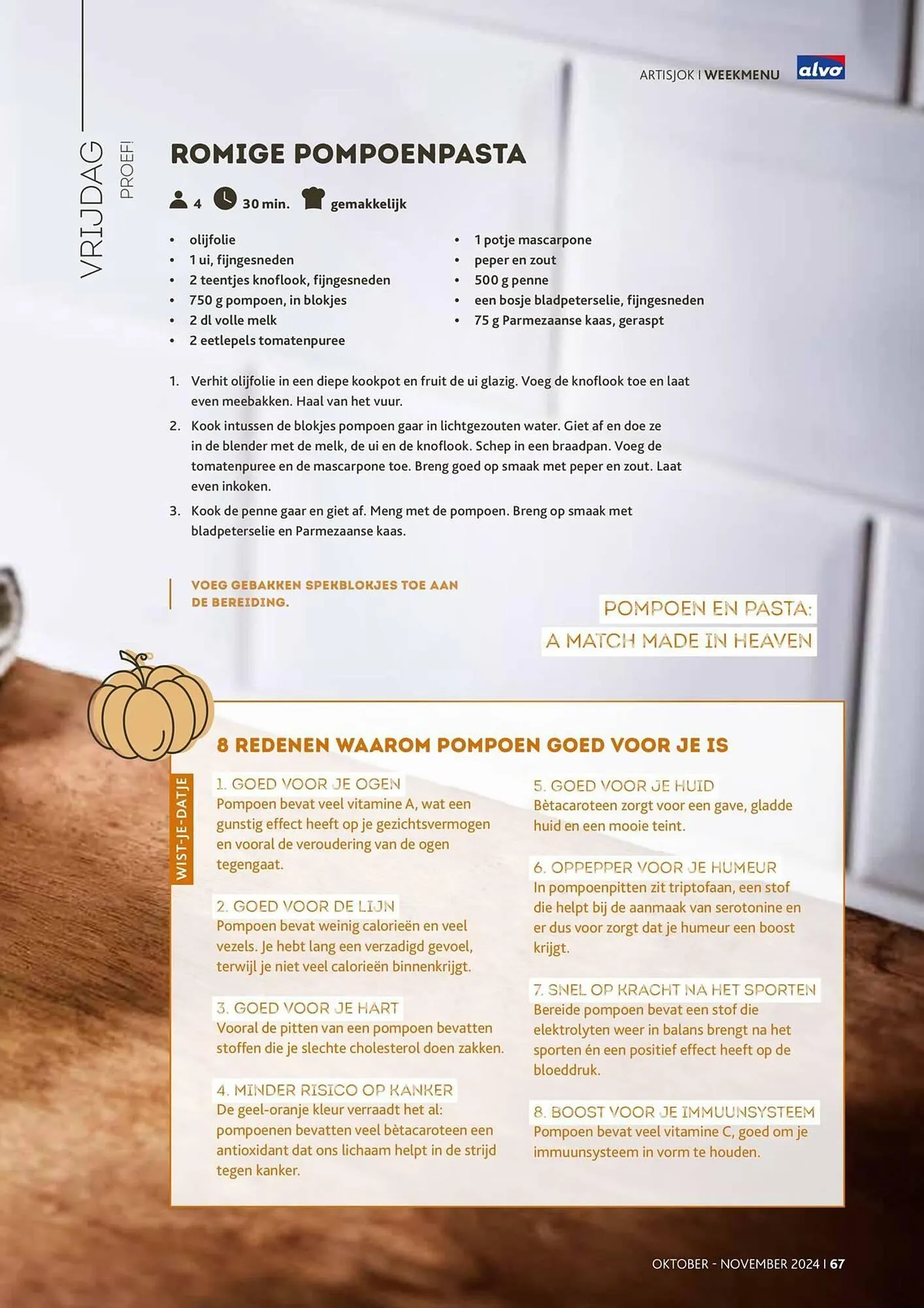 Alvo folder van 8 oktober tot 30 november 2025 - folder pagina 67