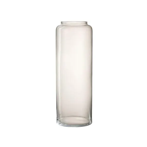 Vaas Recht Lang Glas Transparant Xl 25X25X70Cm