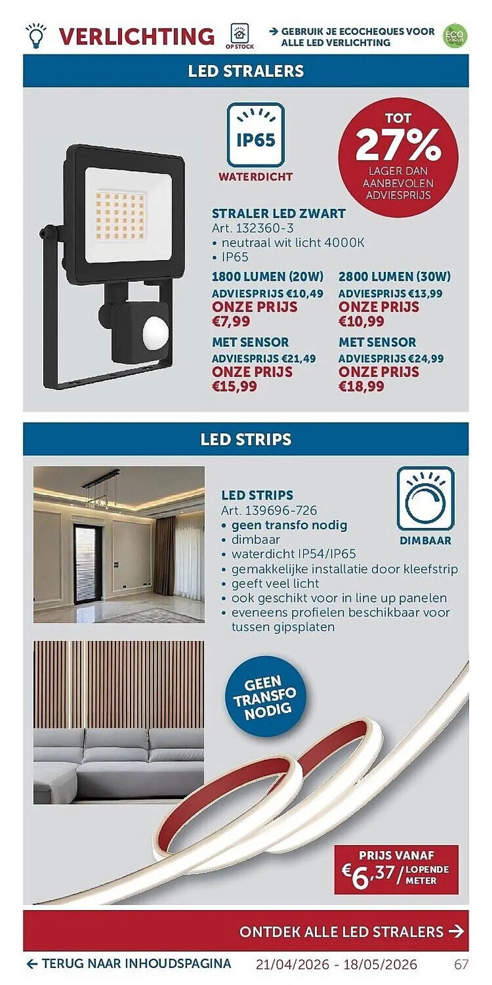 Zelfbouwmarkt folder van 21 april tot 18 mei 2026 - folder pagina 67