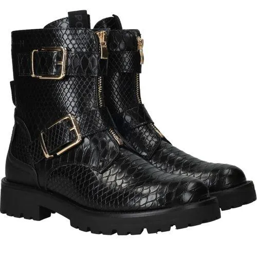 POSH by Poelman Bikerboots Zwart Dames