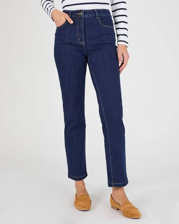 Jeans straight fit 7/8 Perfect Fit by Damart