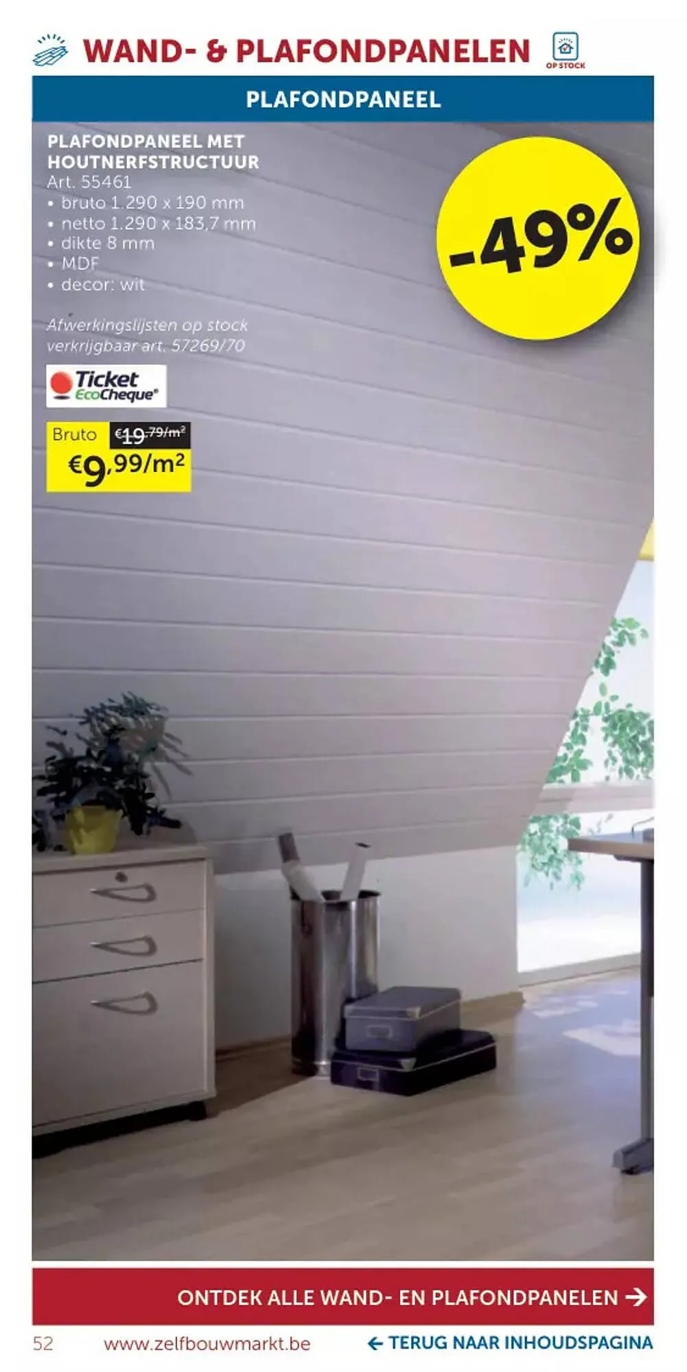 Zelfbouwmarkt folder van 15 augustus tot 18 september 2023 - folder pagina 52