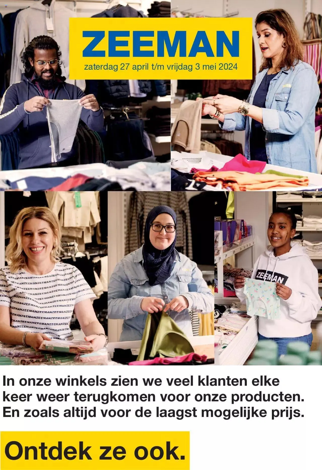 Zeeman folder van 3 mei tot 31 december 2024 - folder pagina 1