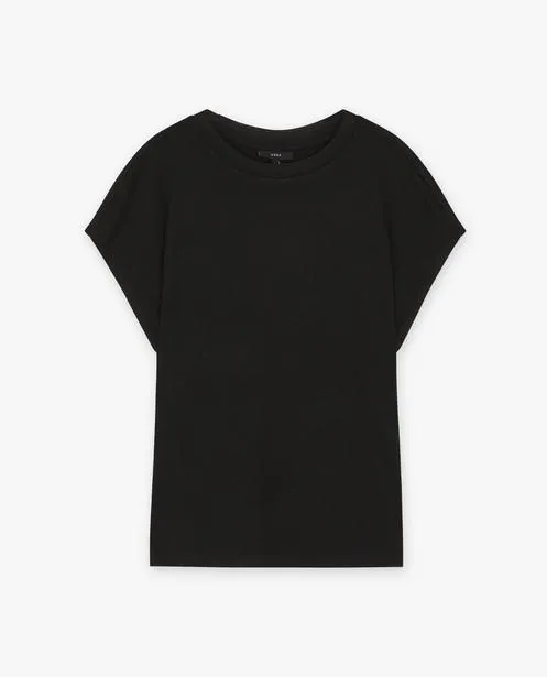 T-shirt met metaaldraad