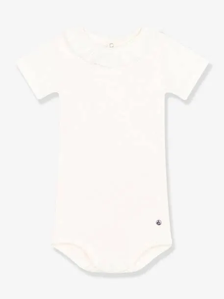 Body manches courtes à collerette PETIT BATEAU