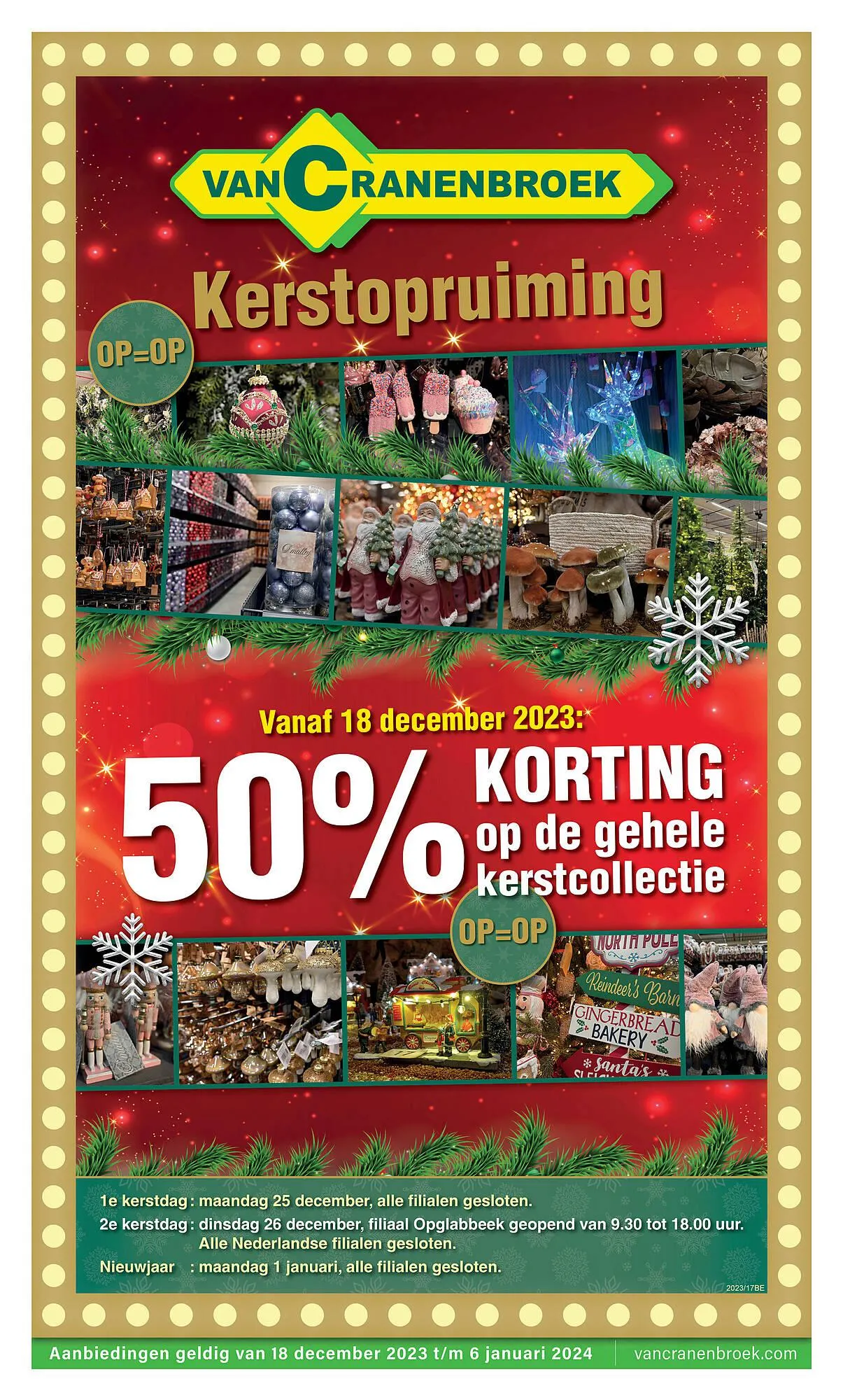 Van Cranenbroek folder van 18 december tot 6 januari 2024 - folder pagina 