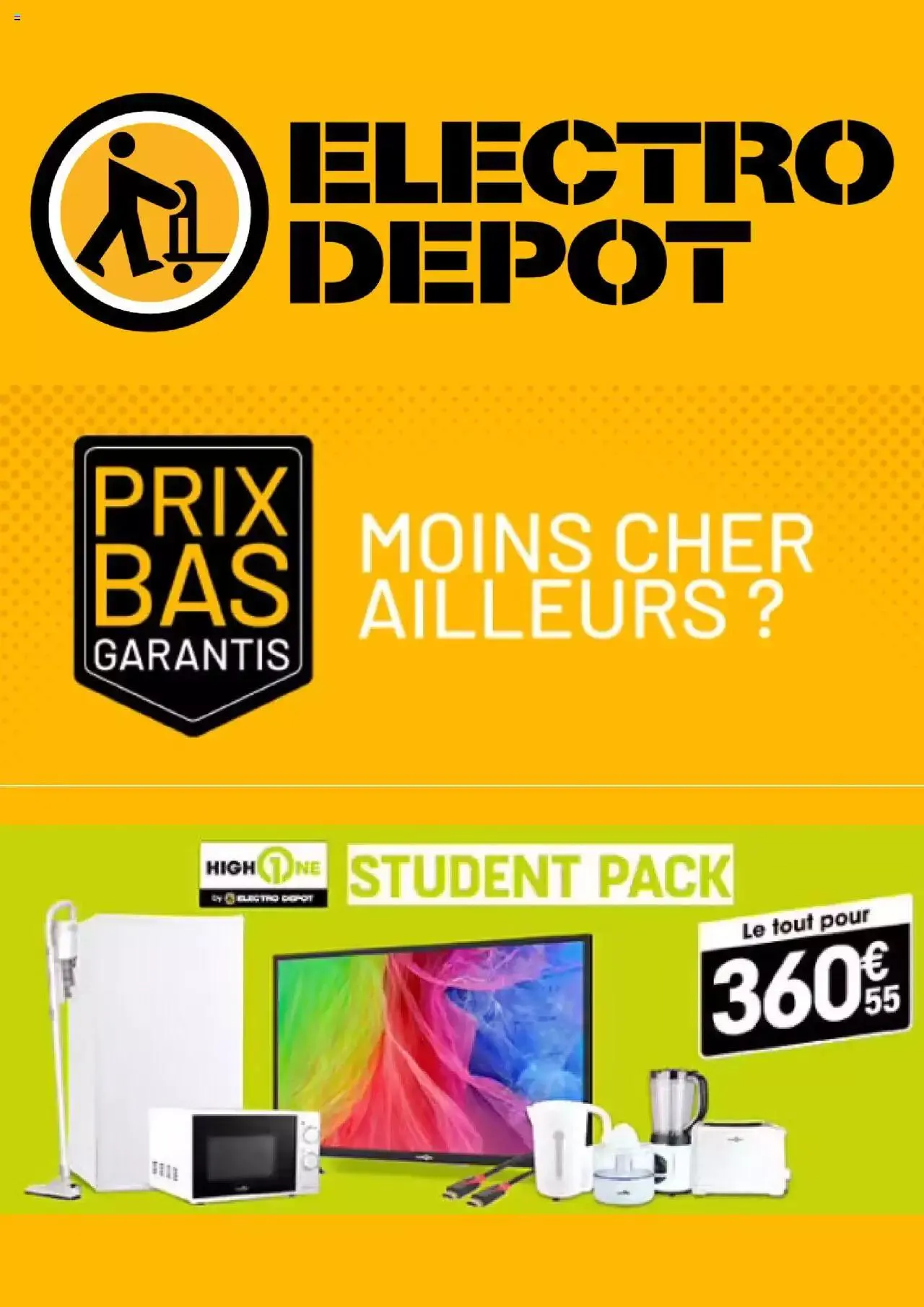 Electro Depot folder / publicité van 19 oktober tot 31 december 2023 - folder pagina 1