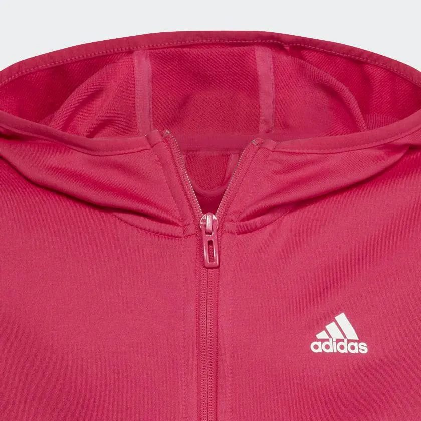 adidas Designed To Move 3-Stripes Full-Zip Hoodie
