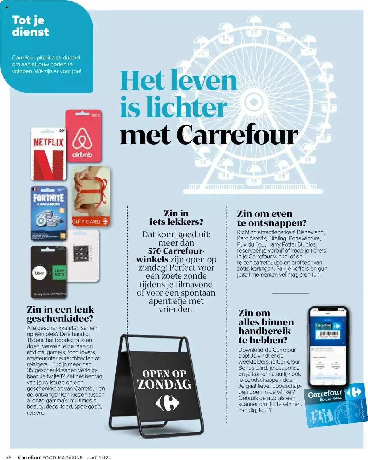 Carrefour Food Magazine van 1 mei tot 31 december 2024 - folder pagina 58