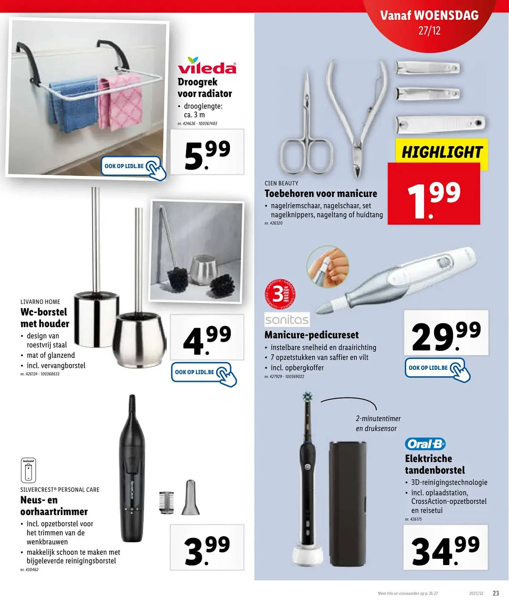 Lidl Folder van 27 december tot 2 januari 2024 - folder pagina 27